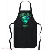 Birthstone Emerald May Emerald Green Jewel Inspired Art Apron thumb 0