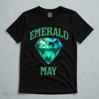 Birthstone Emerald May Emerald Green Jewel Inspired Art T-Shirt thumb 5