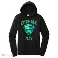 Birthstone Emerald May Emerald Green Jewel Inspired Art Women's Hoodie thumb 0