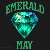 Birthstone Emerald May Emerald Green Jewel Inspired Art Women's Hoodie thumb 2