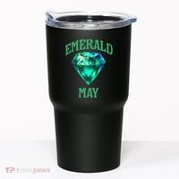 Birthstone Emerald May Emerald Green Jewel Inspired Art Tumbler thumb 0