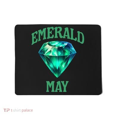 Birthstone Emerald May Emerald Green Jewel Inspired Art Mousepad