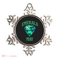 Birthstone Emerald May Emerald Green Jewel Inspired Art Ornament thumb 0