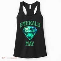 Birthstone Emerald May Emerald Green Jewel Inspired Art Women's Tank Top thumb 0