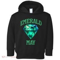 Birthstone Emerald May Emerald Green Jewel Inspired Art Toddler Hoodie thumb 0