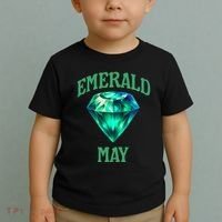 Birthstone Emerald May Emerald Green Jewel Inspired Art Toddler T-Shirt thumb 2