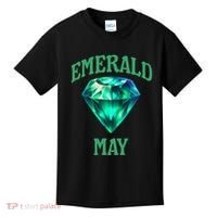 Birthstone Emerald May Emerald Green Jewel Inspired Art Kids T-Shirt thumb 0