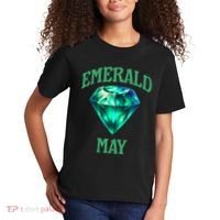 Birthstone Emerald May Emerald Green Jewel Inspired Art Kids T-Shirt thumb 2