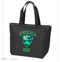 Birthstone Emerald May Emerald Green Jewel Inspired Art Tote Bag thumb 3