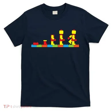 Bricks Evolution Master Builder Building Blocks T-Shirt
