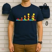 Bricks Evolution Master Builder Building Blocks T-Shirt thumb 6
