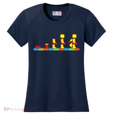 Bricks Evolution Master Builder Building Blocks Women's Cooling Performance Crew T-Shirt