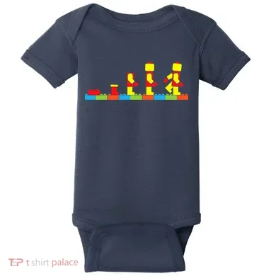 Bricks Evolution Master Builder Building Blocks Baby Bodysuit