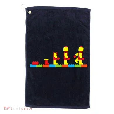 Bricks Evolution Master Builder Building Blocks Golf Towel