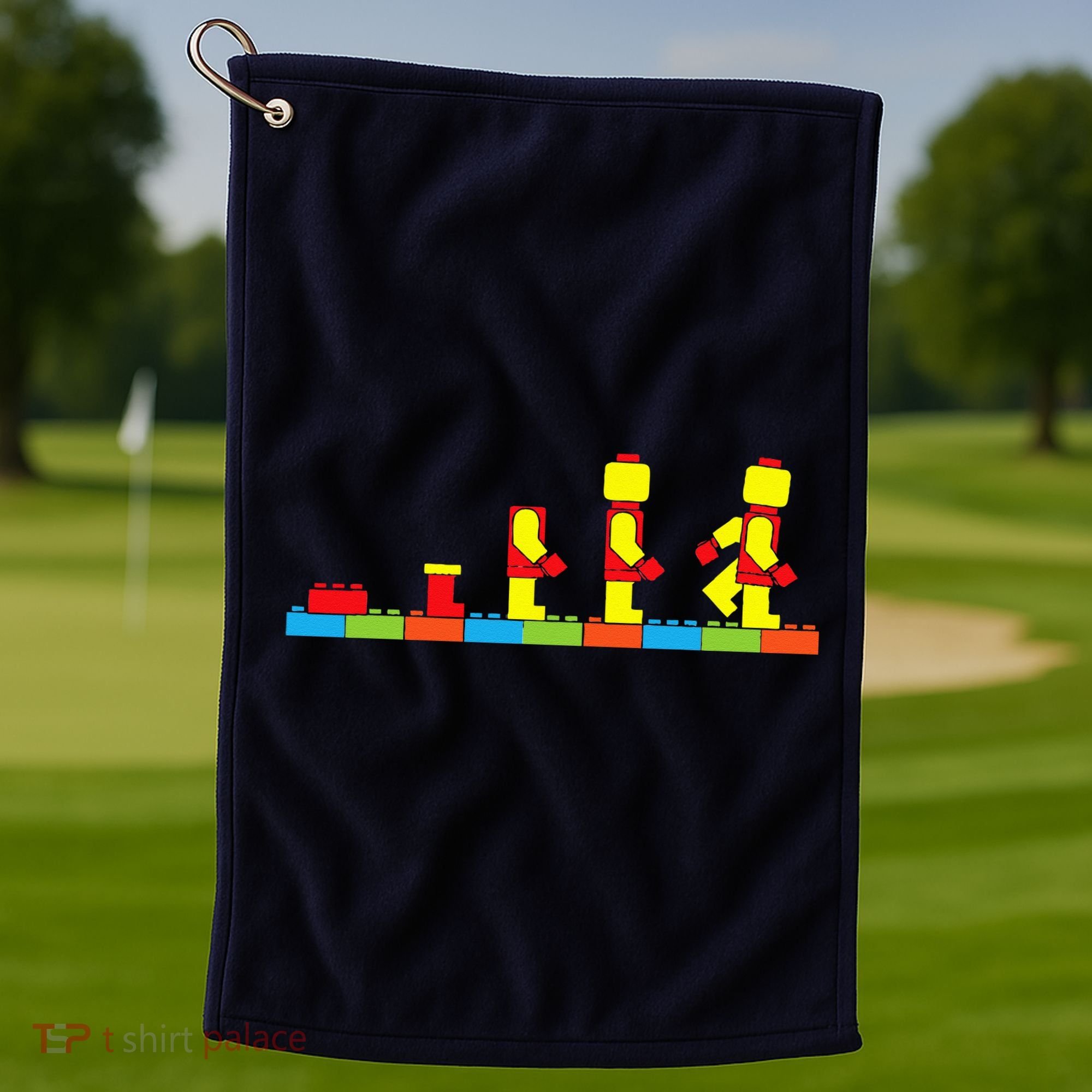 Bricks Evolution Master Builder Building Blocks Golf Towel