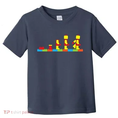 Bricks Evolution Master Builder Building Blocks Toddler T-Shirt
