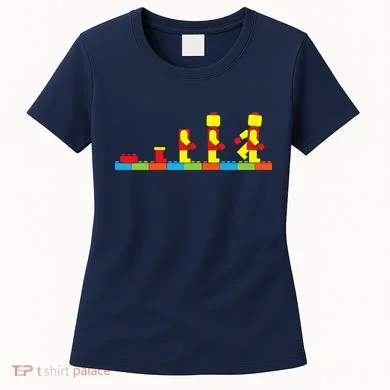 Bricks Evolution Master Builder Building Blocks Women's T-Shirt
