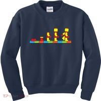 Bricks Evolution Master Builder Building Blocks Kids Sweatshirt thumb 0