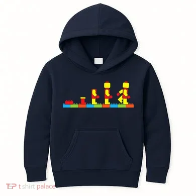 Bricks Evolution Master Builder Building Blocks Kids Hoodie