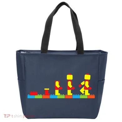 Bricks Evolution Master Builder Building Blocks Tote Bag