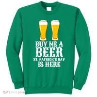 Buy Me A Beer St Patrick Day Sweatshirt thumb 0