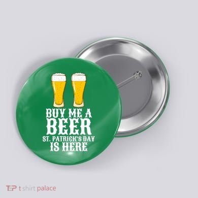 Buy Me A Beer St Patrick Day Button