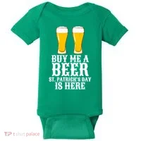 Buy Me A Beer St Patrick Day Baby Bodysuit thumb 0