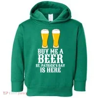 Buy Me A Beer St Patrick Day Toddler Hoodie thumb 0