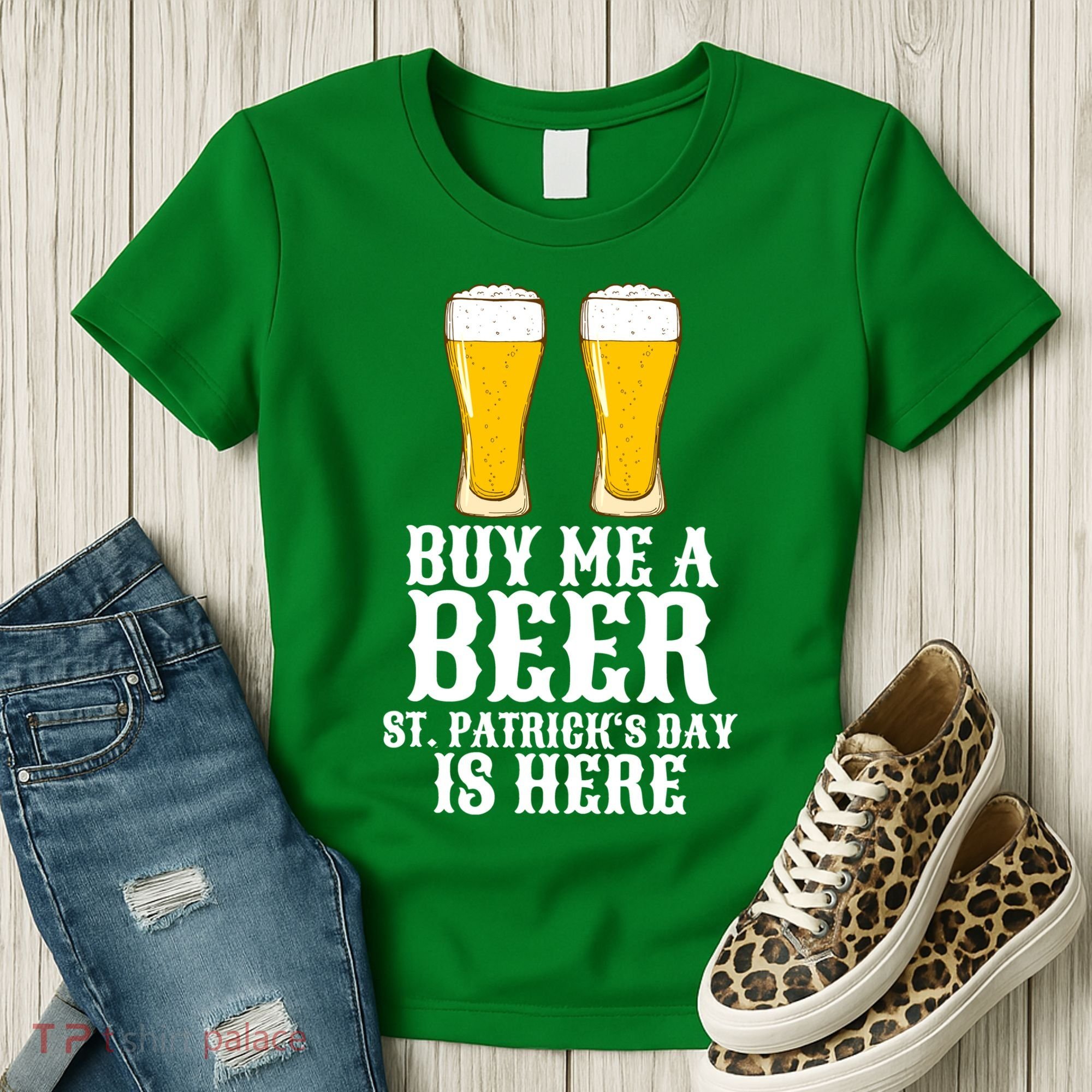 Buy Me A Beer St Patrick Day Women's T-Shirt
