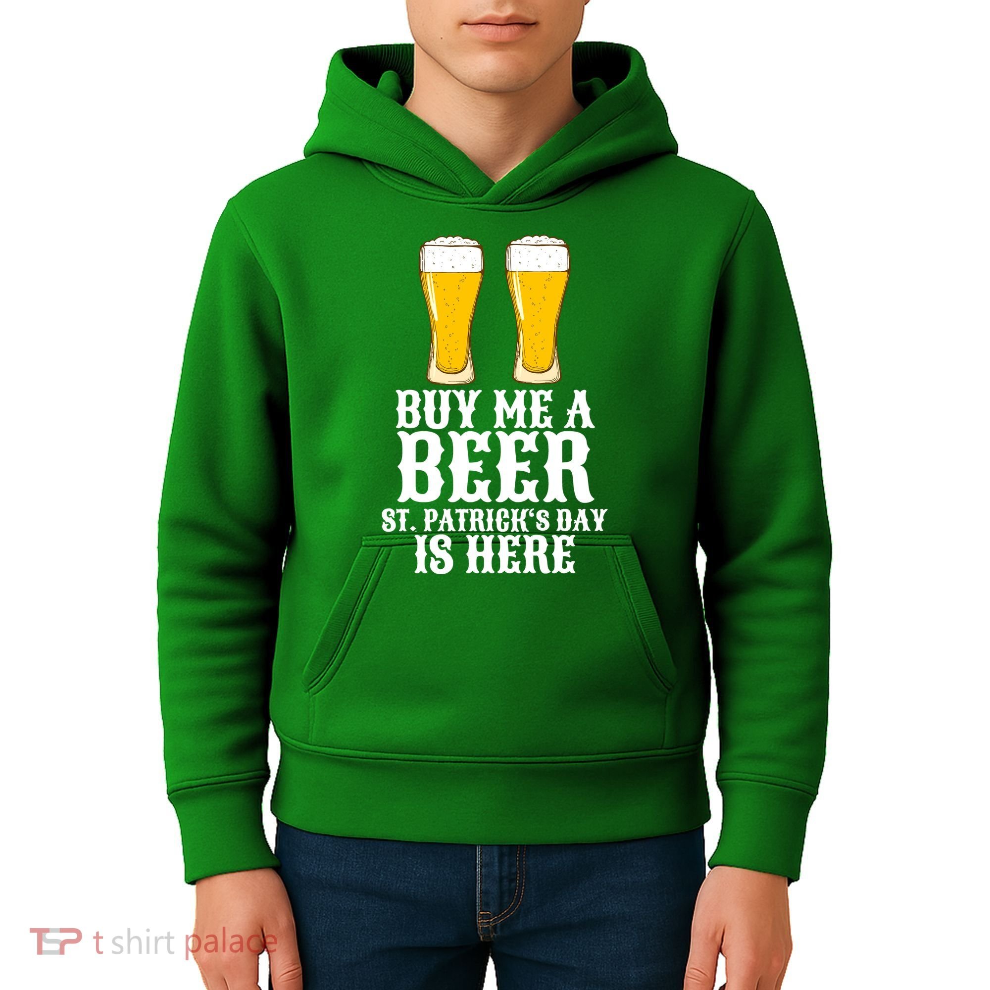 Buy Me A Beer St Patrick Day Kids Hoodie