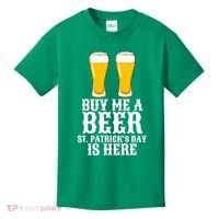 Buy Me A Beer St Patrick Day Kids T-Shirt thumb 0