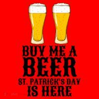 Buy Me A Beer St Patrick Day Santa Hat thumb 1
