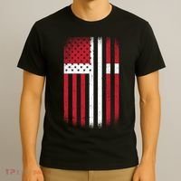 Vintage Denmark Flag T-Shirt thumb 3