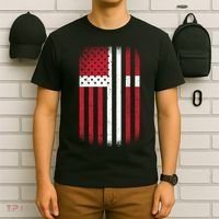 Vintage Denmark Flag T-Shirt thumb 6