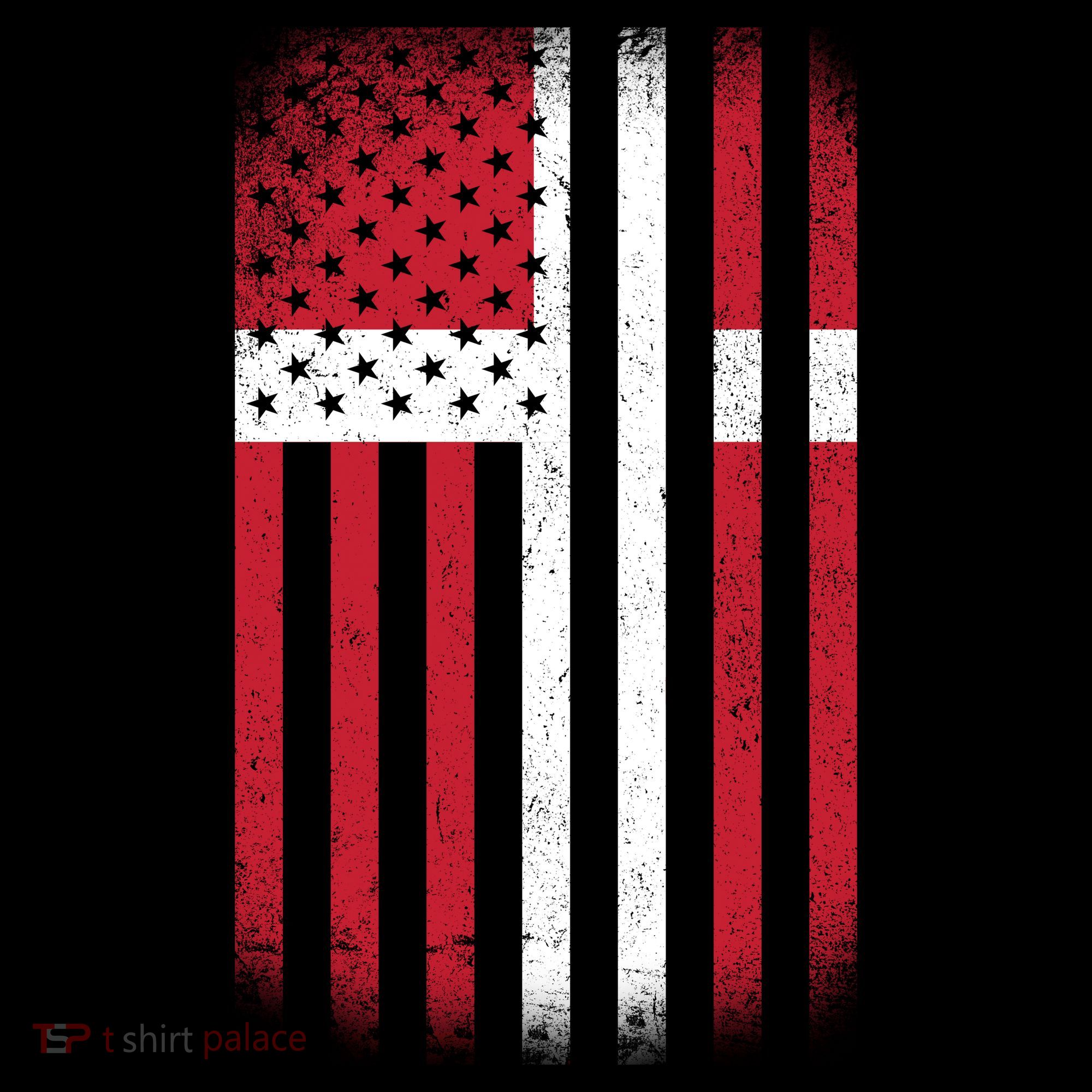 Vintage Denmark Flag T-Shirt