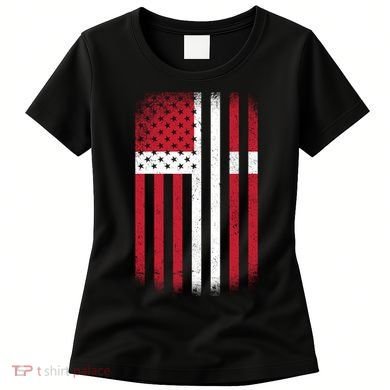 Vintage Denmark Flag Women's T-Shirt