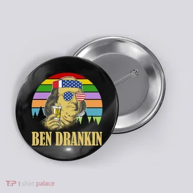 Ben Drankin 4th of July Button
