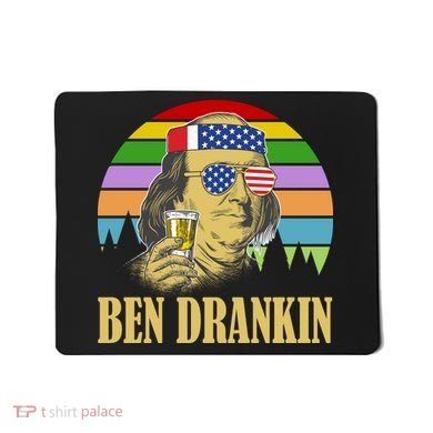 Ben Drankin 4th of July Mousepad