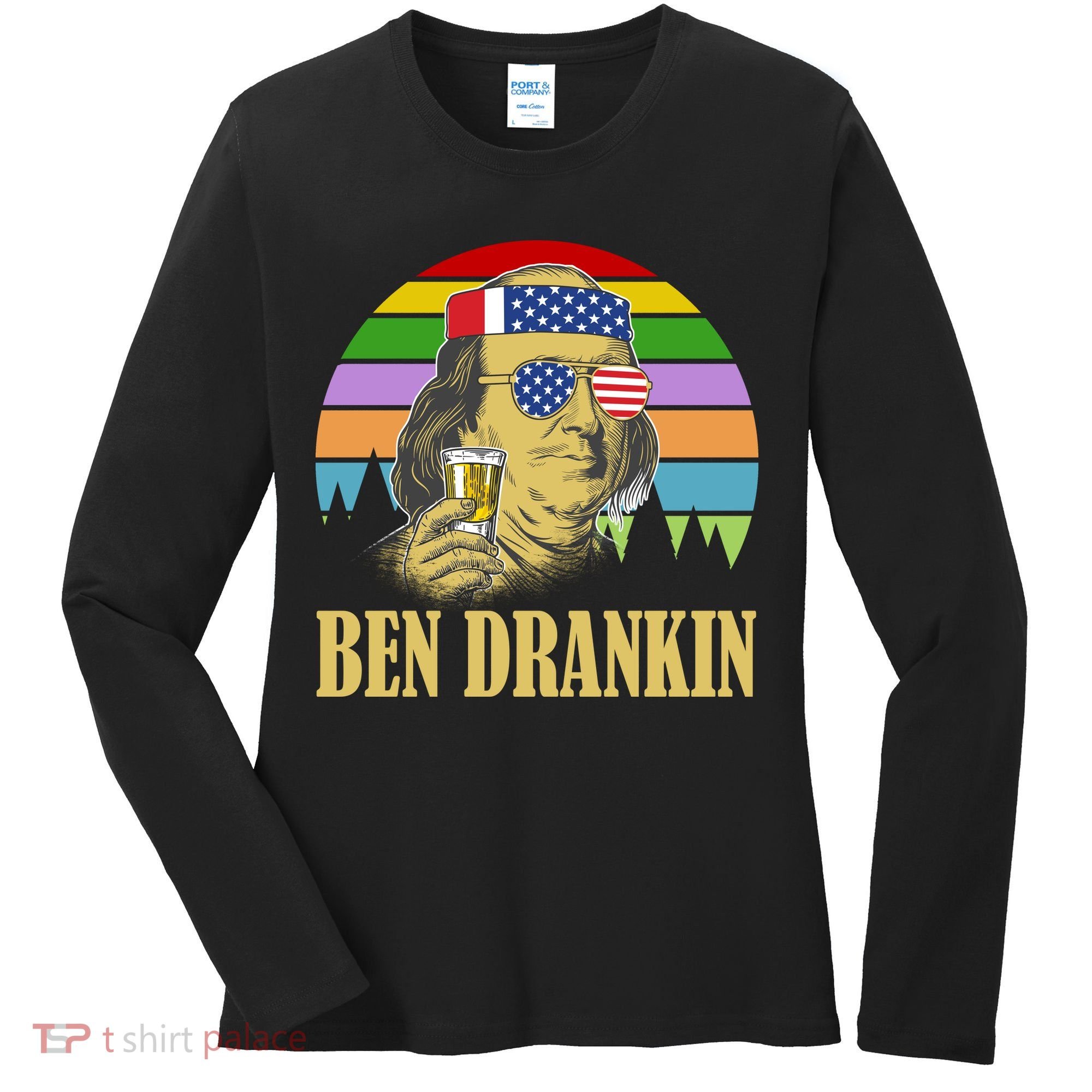Ben Drankin 4th of July Women's Long Sleeve Shirt