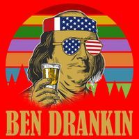 Ben Drankin 4th of July Santa Hat thumb 1
