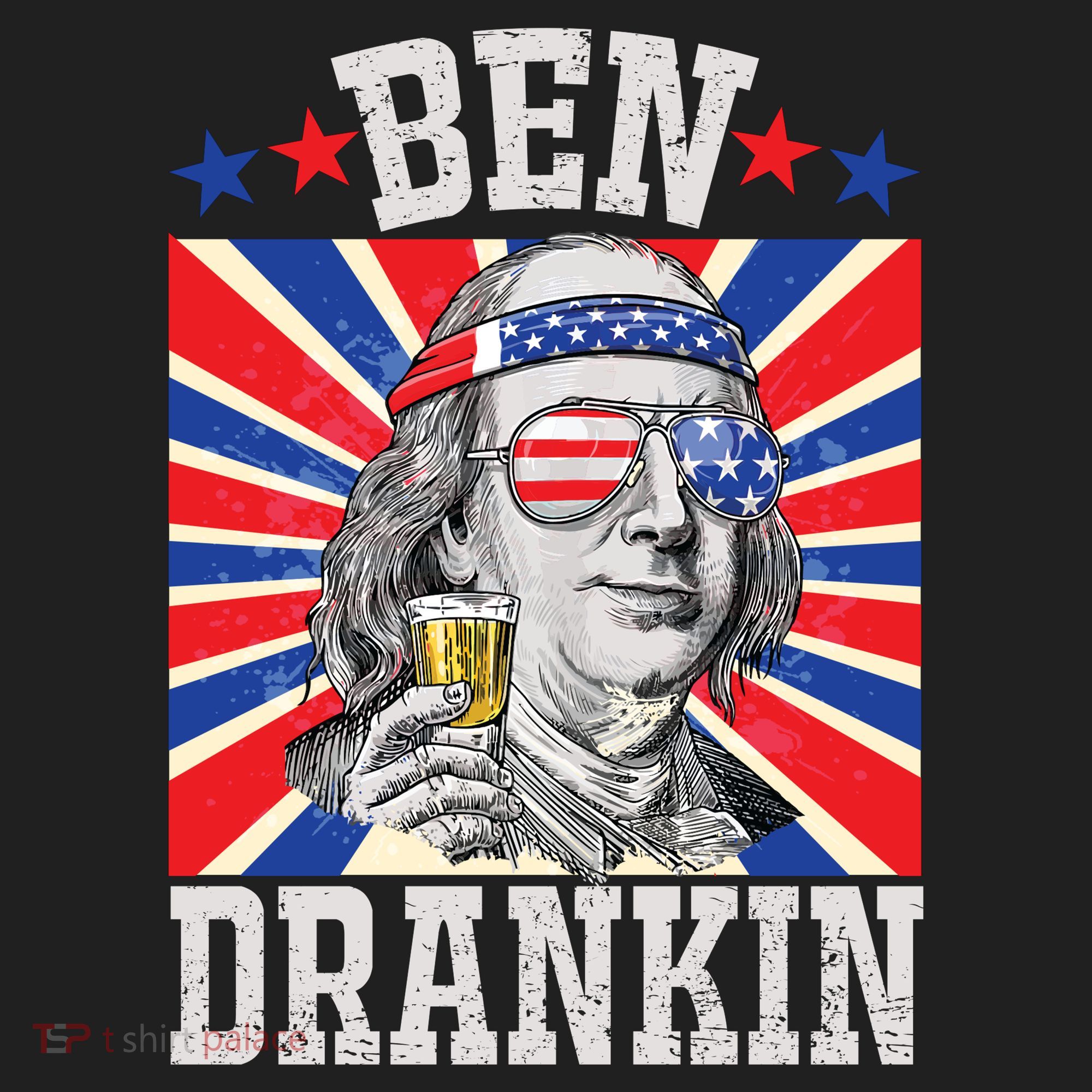 Ben Drankin 4th Of July Patriotic America Women's Sweatshirt