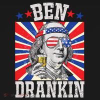 Ben Drankin 4th Of July Patriotic America T-Shirt thumb 7