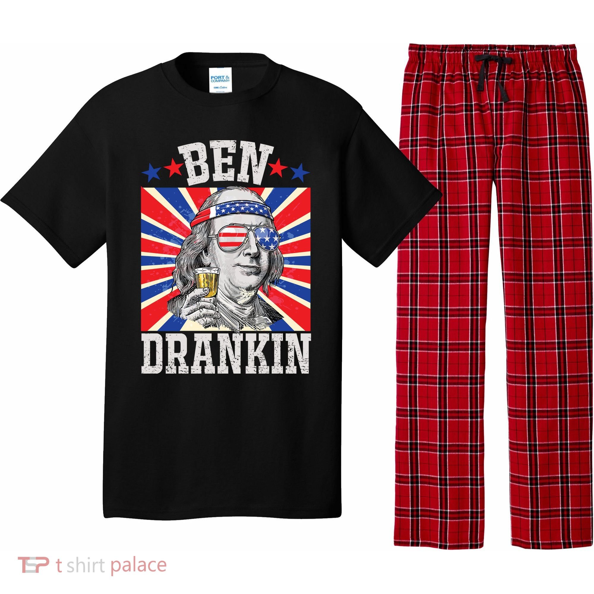 Ben Drankin 4th Of July Patriotic America Pajama Set