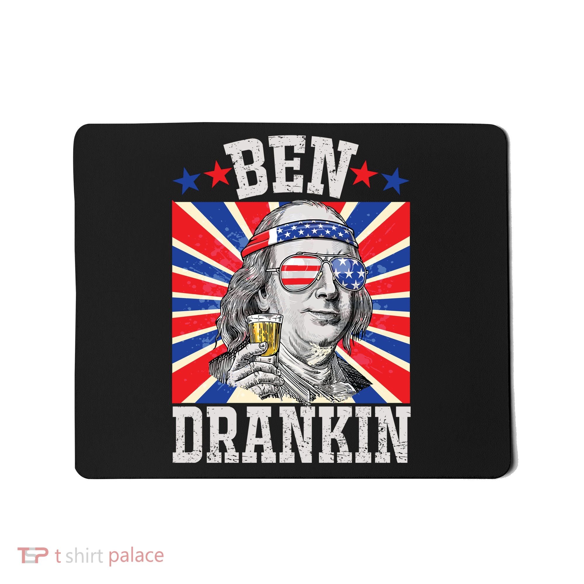 Ben Drankin 4th Of July Patriotic America Mousepad