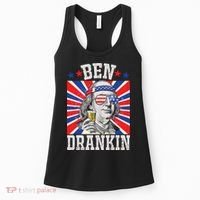Ben Drankin 4th Of July Patriotic America Women's Tank Top thumb 0
