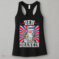 Ben Drankin 4th Of July Patriotic America Women's Tank Top thumb 3