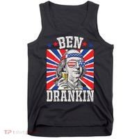 Ben Drankin 4th Of July Patriotic America Tank Top thumb 0