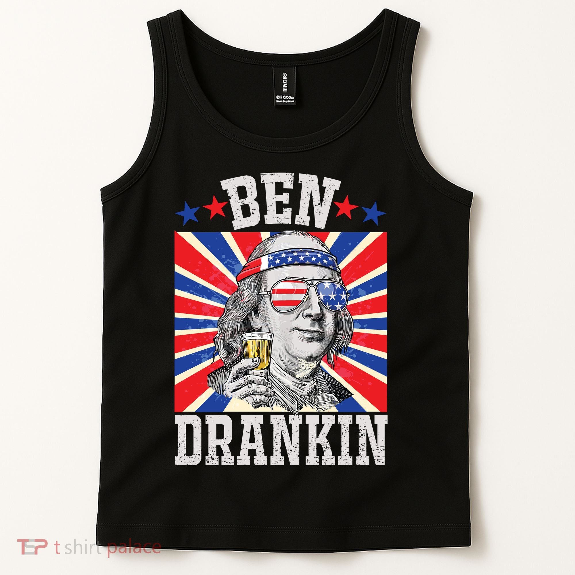 Ben Drankin 4th Of July Patriotic America Tank Top