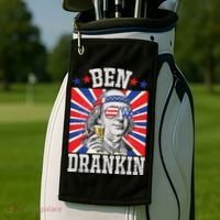 Ben Drankin 4th Of July Patriotic America Golf Towel thumb 2