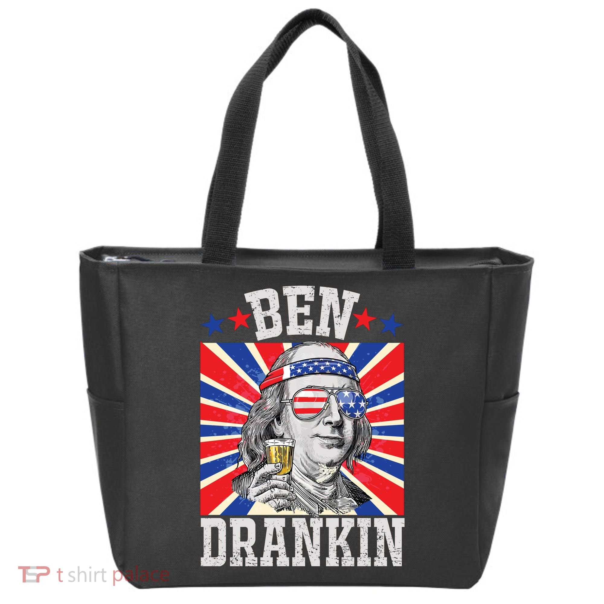 Ben Drankin 4th Of July Patriotic America Tote Bag